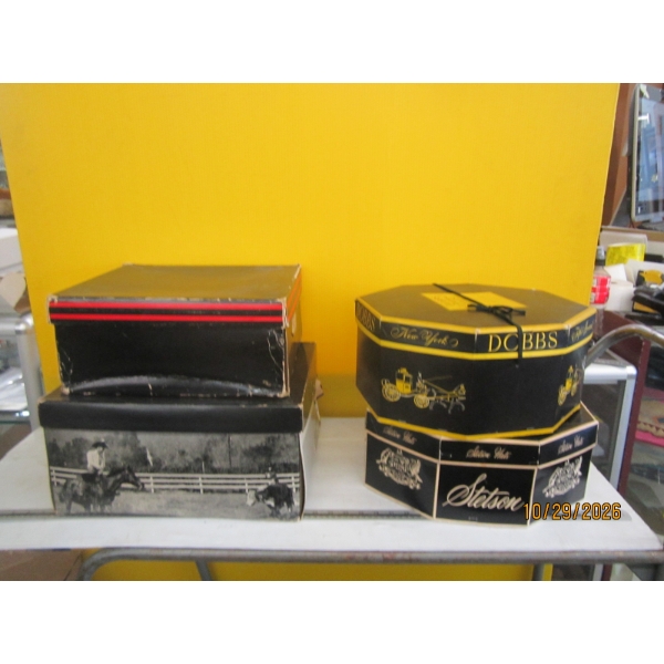 VINTAGE HAT BOXES