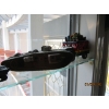 Image 3 : SHELF W/MISC. - SAILBOAT, TANK, JEEP, ETC.