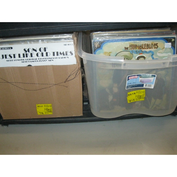 2 BOXES OF ASST. RECORDS