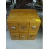 Image 1 : 6 DRAWER OAK CABINET