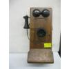 Image 1 : OAK CASED WALL MOUNT TELEPHONE