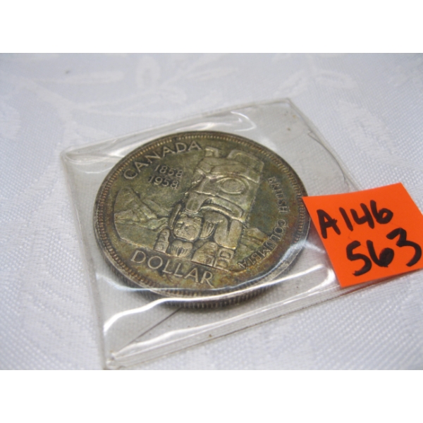 1958 CDN $1 COIN