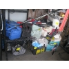 Image 1 : 2 SHELVES OF MISC. MINUTE MAN CLEANING MACHINE, STEAMER, PIPES, CLEANERS, ETC.