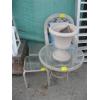 Image 1 : 3 PATIO CHAIRS & 2 SMALL TABLES