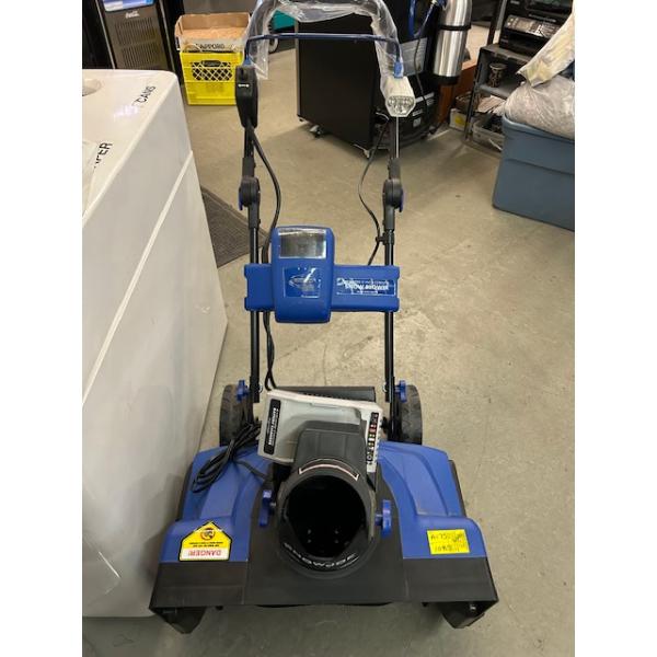 SNOWJOE ION 21" CORDLESS SNOWBLOWER - WORKS