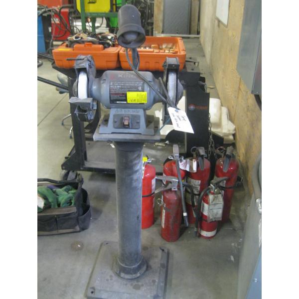 KING 8" BENCH GRINDER ON STAND