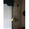 Image 1 : 2 HANGING ADJUSTABLE LAMPS - 1 MOUNTED, 1 IN BAG