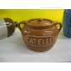 Image 4 : 4 CROCKERY PIECES - BEAN POT, HEATER, ETC.