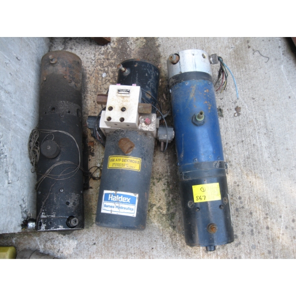 "AS IS" 3 HYDRAULIC PUMPS