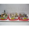Image 1 : 3 SM. CONTAINERS OF CATS, ROOSTERS & BIRDS