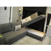 Image 3 : GREY SOFA W/CHAISE EXTENSION & PILLOWS