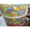 Image 4 : GUMBALL MACHINE FULL OF ASST. SMALL TOYS, PEZ, ETC.