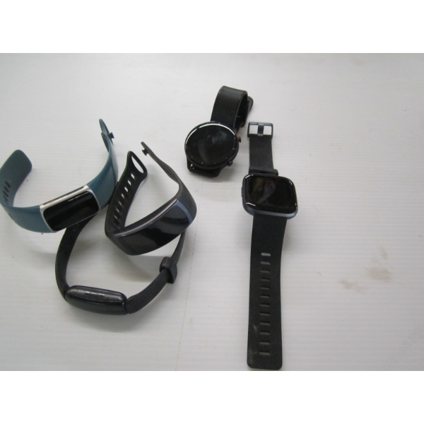 BOX OF 5 SMART WATCHES - CONDITION UNKNOWN, NO CHARGERS