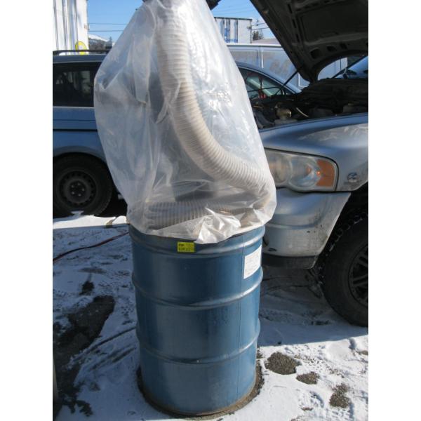 45 GALLON DRUM W/CYCLONE AIR FILTER
