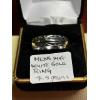 Image 1 : MENS 14KT WHITE GOLD RING - 7.5G - SZ 12