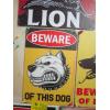 Image 2 : 2 BEWARE OF DOG SIGNS