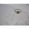 Image 3 : LADIES 18KT RING W/2 DIAMONDS, 1.5G SZ 8