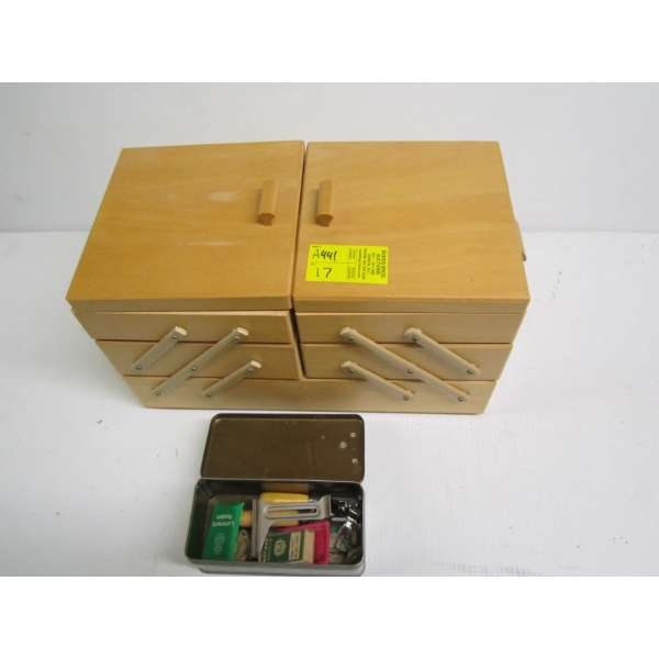 FOLD OUT SEWING BOX