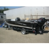 Image 2 : LUND 16' ALUMINUM BOAT W/MERCURY 4 STROKE MOTOR & MERCURY PRO KICKER ON 2020 SHORELANDR TRAILER
