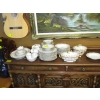 Image 1 : LG. SET OF LIMOGE DISHWARE, SOME CHIPS ON PLATES, 1 CRACKED LID