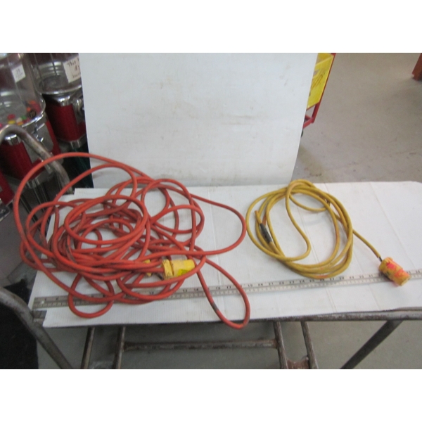 2 EXTENSION CORDS