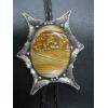 Image 2 : NAVAJO BOLO SILVER W/STONE TIE