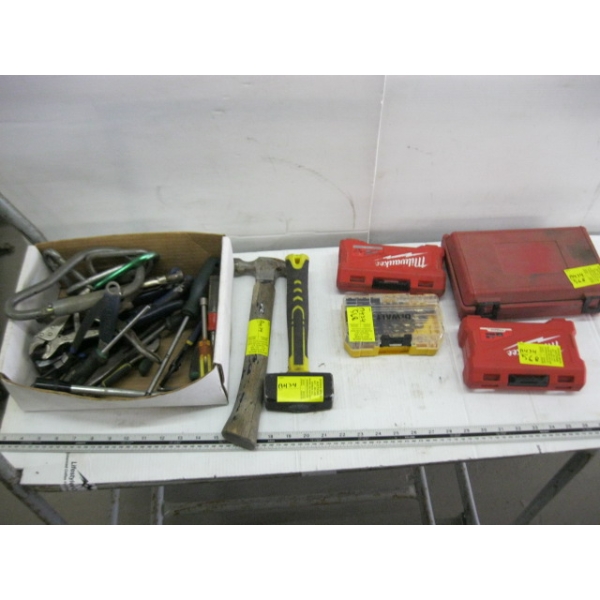 MISC. PARTIAL BIT SETS, POWER STEERING PUMP REMOVAL KIT, ETC.