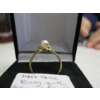Image 4 : 14KT GOLD RING W/GENUINE PEARL, SZ 4 3/4