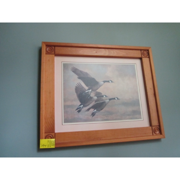 FRAMED PRINT BY CHRISTOPHER FOREST OF CANADIAN GEESE