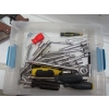 Image 2 : PLASTIC TUB W/ASST. WRENCHES, RATCHETS, SAWS, ETC.