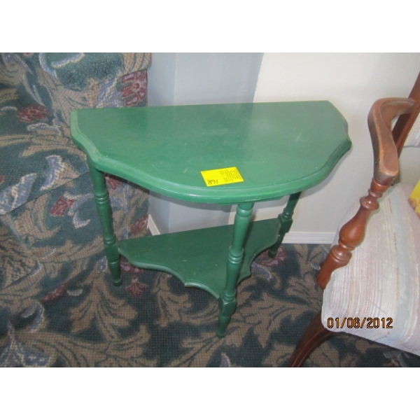 HALF MOON SOLID WOOD TABLE