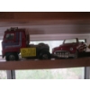 Image 1 : RED TIN CAR & BURTELL SEMI TRACTOR