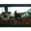 Image 1 : 3 BOXES OF MISC. DOLLS, PICTURE FRAMES, BRIEFCASE, PATCHWORK QUILT, ETC.