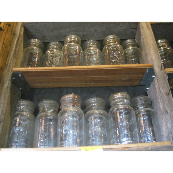 12 PERFECT SEAL CANNING JARS