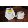Image 1 : 2 OP ART GERMAN WHITE MCM VASES