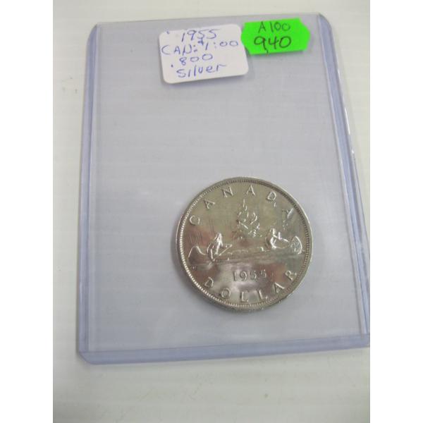1955 CDN $1 COIN