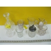 Image 1 : ASST. VINTAGE GLASSWARE - CREAMERS, PICKLE JAR, ETC.