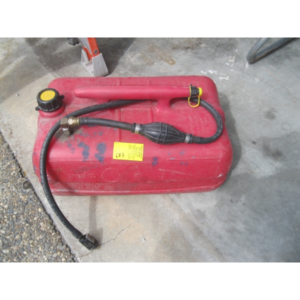 BOAT FUEL TANK W/HOSE