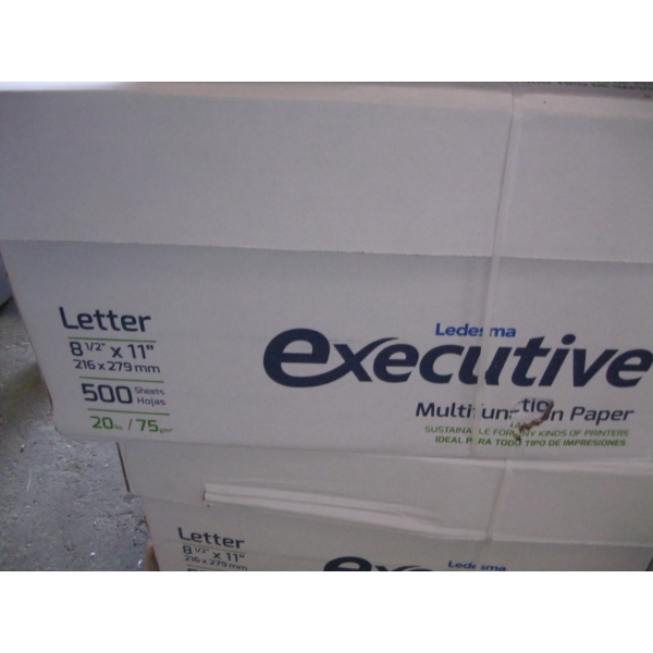 BOX OF NEW WHITE PAPER - 8 1/2 X 11