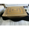 Image 1 : WOODEN SQUARE COFFEE TABLE, 100CM