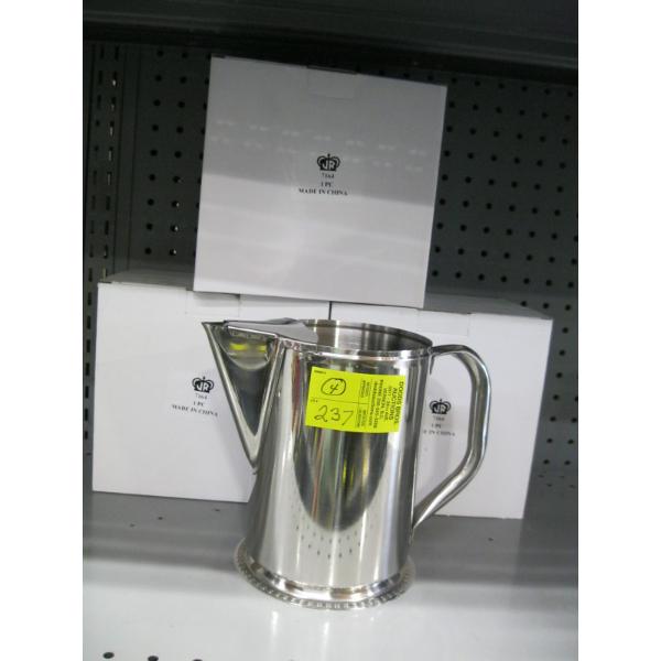 4 STAINLESS STEEL WATER PITCHERS