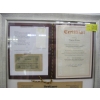 Image 2 : DECORATIVE GERMAN FRAMED CERTIFICATE PAPER & A FRAMED GERMAN CITY