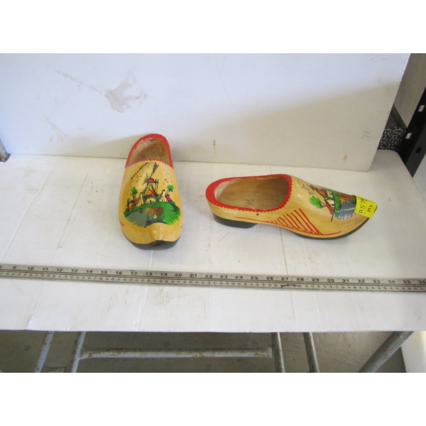 PAIR OF WOODEN SHOES