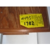 Image 8 : OAK NEWSPAPER CABINET W/SINGLE DOOR, SMALL AREA CARPET & SM. PILLOW