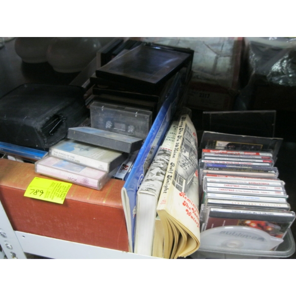 MISC. CDs, CASSETTE TAPES, DVDs, ETC.