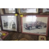 Image 1 : 2 FRAMED PHOTOS - LOGGING TRUCK & STEAM TRACTOR
