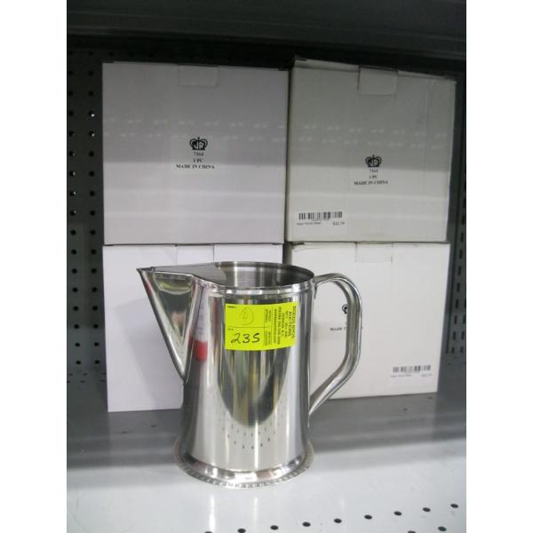 4 STAINLESS STEEL WATER PITCHERS