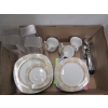 Image 2 : GERMAN DISH SET, POTTERY BOWLS, FIGURINES, ETC.