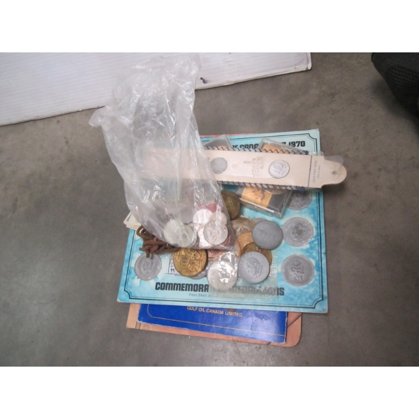 BAG W/ASST. TOKENS, ETC.
