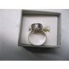 Image 3 : STERLING SILVER RING W/FLOWER DESIGN, SZ 9 1/2